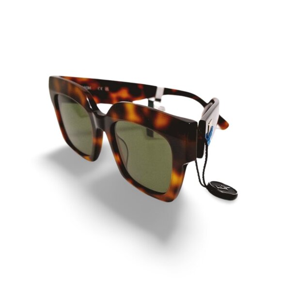 MCM Women\'s Sunglasses Havana Square Green Lens main image 6